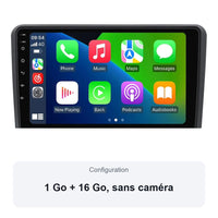 Autoradio CarPlay Audi A3 8P 2003-2013 Écran 9 Pouces