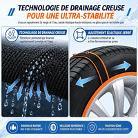 Chaussettes à Neige Textile Épaisses Anti-Usure Voiture et SUV