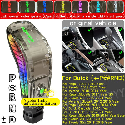Pommeau de Levier de Vitesses LED Chevrolet Cruze Captiva Orlando