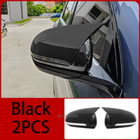 Coques de Rétroviseur BYD Atto 3 Evo 2026-2027 Aspect Carbone ou Noir Brillant, Style Lisse, Ailettes ou Bec, Paire
