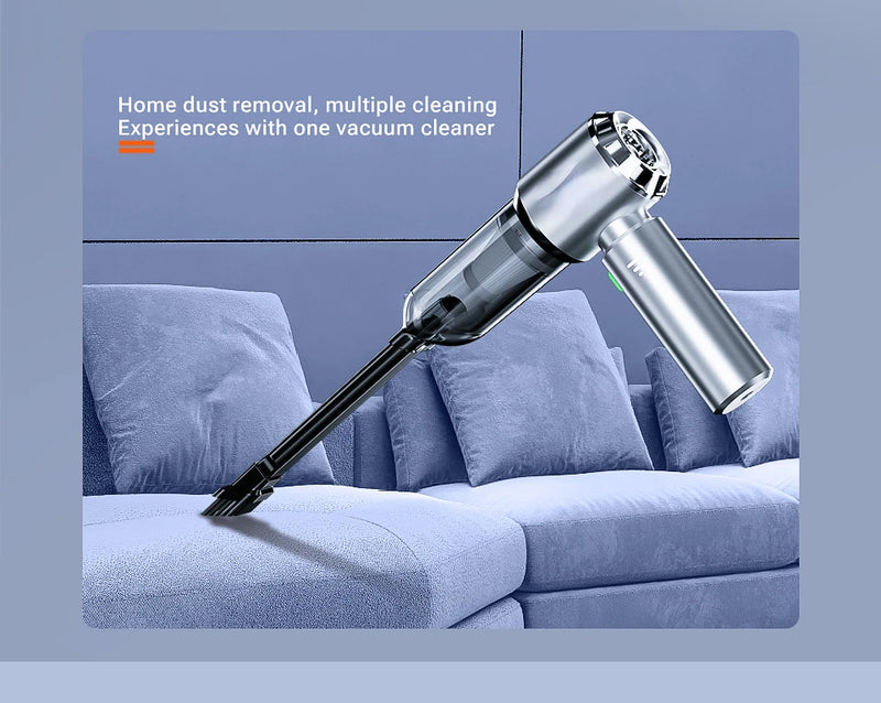 Powerful Cordless Car Vacuum Cleaner and Blower, 2-in-1 Wet and Dry