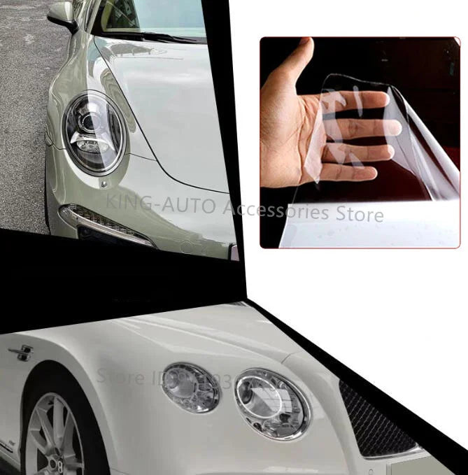 Film Teinté TPU pour Optiques de Voiture Rouleau 30 cm