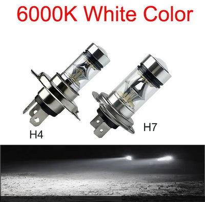 Ampoules LED H4 H7 12000LM 80W Voiture