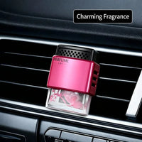 Désodorisant Voiture Clip Grille d'Aération Flacon Réglable 6 Senteurs