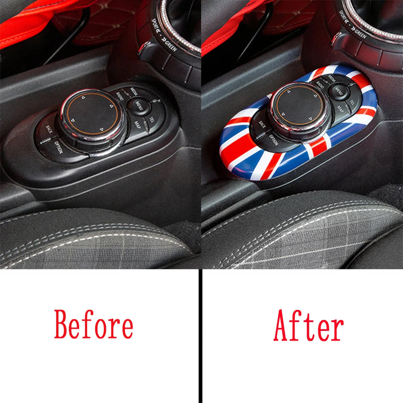 Autocollant Console Centrale MINI Cooper F55 F56 F57 — détail de finition