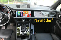 Autoradio Double Écran 12,3 + 12,3 Pouces Porsche Macan 2018-2024 Android CarPlay GPS 4G