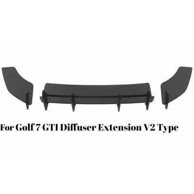 Extension de Diffuseur Arrière Volkswagen Golf 7 GTI