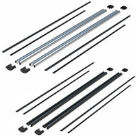 Barres de Toit Universelles MASITU Aluminium 100 à 140 cm