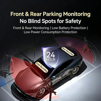 Dashcam 4 Canaux 4K WiFi Avant Arrière Intérieur