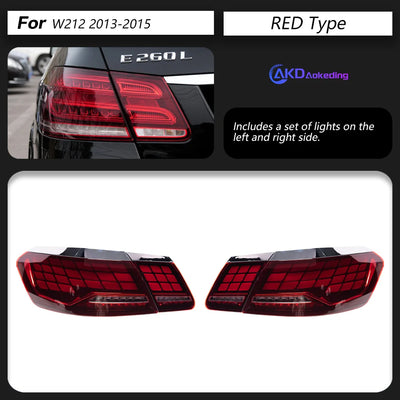 Feux Arrière LED Mercedes Classe E W212 4 Pièces 2009-2016