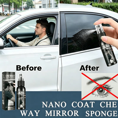 Spray Effet Miroir Sans Tain pour Vitres de Voiture