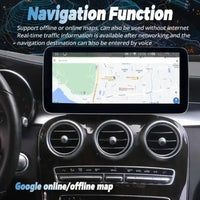 Autoradio Android 14 Mercedes-Benz GLC X253, C et Classe V W446 W447 2015-2018 Écran 12,8 pouces CarPlay DSP