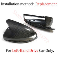 Coque de Rétroviseur Mercedes Classe C W205, E W213, S W222, GLC X253, GLA, GLB, EQA, EQB, EQC en Carbone Véritable, 8 Styles