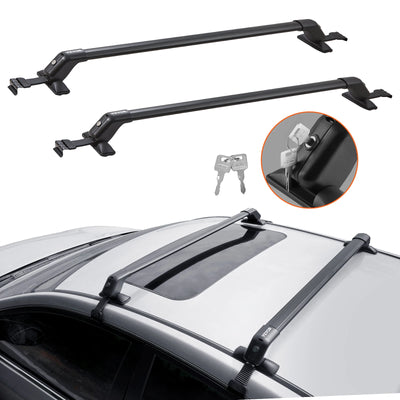Barres de Toit Universelles 105 cm Sans Rails