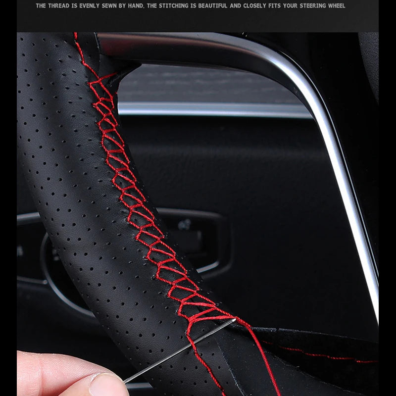 Couvre Volant Peugeot 508 et 508 SW 2011-2018 Cuir à Coudre