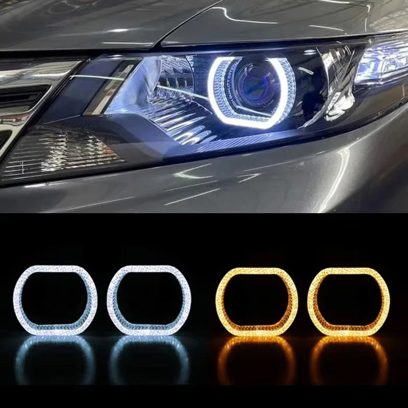 Anneaux LED Angel Eyes RGB Feux de Jour 5D 2,5 et 3 Pouces