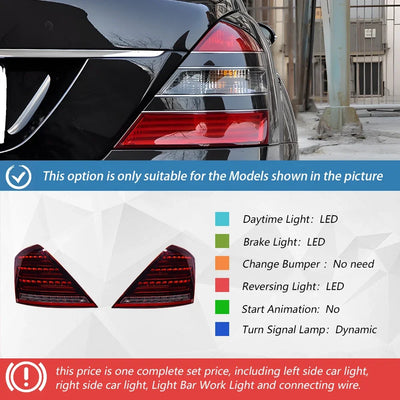 Feux Arrière LED Mercedes Classe S W221 2006-2013