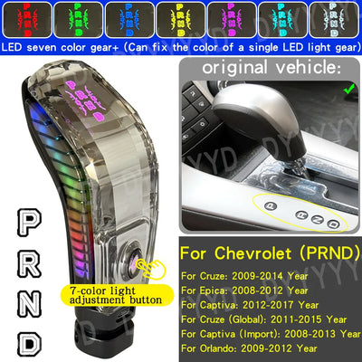 Pommeau de Levier de Vitesses LED Chevrolet Cruze Captiva Orlando