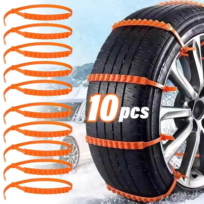 Chaînes à Neige Voiture Serre-Câbles Réutilisables 10 ou 20