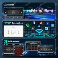 Autoradio Android 15 Ford Everest et Ranger 2015-2018 CarPlay Sans Fil GPS 4G