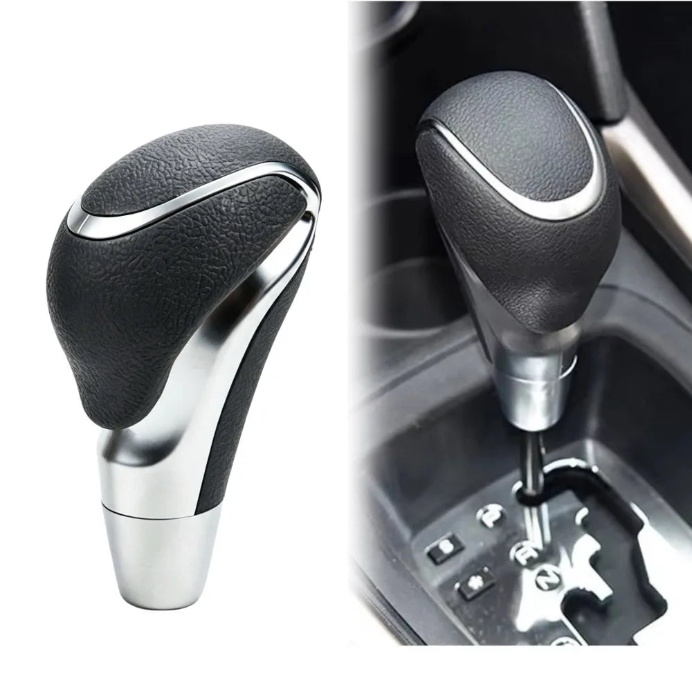 Pommeau de Vitesse Boîte Automatique Peugeot 207 307 308 Citroën C3 C4 Noir Chromé