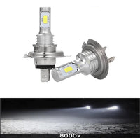 Ampoules LED CSP 80W H7 H4 6000K