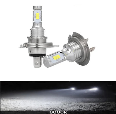 Ampoules LED CSP 80W H7 H4 6000K