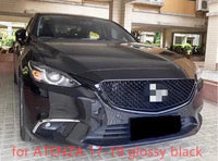 Baguettes de Phares Avant Mazda 3 Axela Mazda 6 Atenza CX-5 CX-4 Noir Brillant ou Aspect Carbone