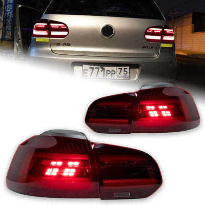 Feux Arrière LED Volkswagen Golf 6 MK6 (2009-2013) Dynamiques