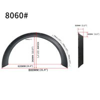 Élargisseurs d'Ailes Universels Kit 4 Pièces Flexibles 840 et 800 mm