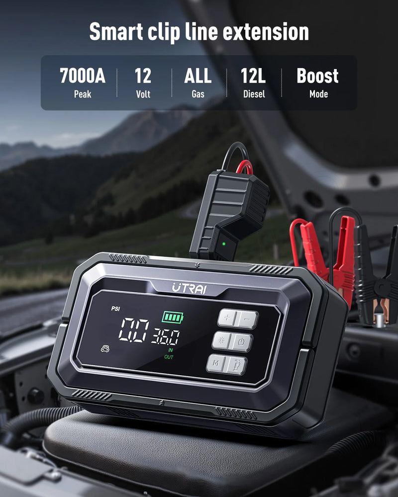 Booster de Démarrage UTRAI JS-30 7000A Diagnostic OBD