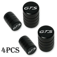 Bouchons de Valve Porsche GTS Lot de 4 en Métal Coloré pour Cayenne Cayman Panamera Macan 911 718