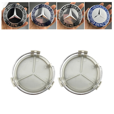 Cache-Moyeux Mercedes W203 W204 W211 AMG 75mm