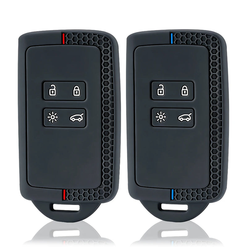Étui de Protection Clé Renault Carte Silicone Clio 4 Clio 5 Captur Mégane Austral Arkana Kadjar Duster