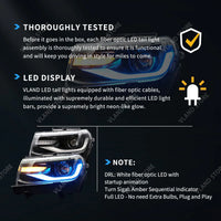 Phares LED RGB Chevrolet Camaro 2014-2015 Double Faisceau Feux de Jour Couleur Pilotables par Application