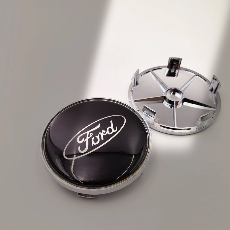Cache-Moyeux Ford 54mm 56mm 60mm 65mm 68mm Emblème — exemple de montage
