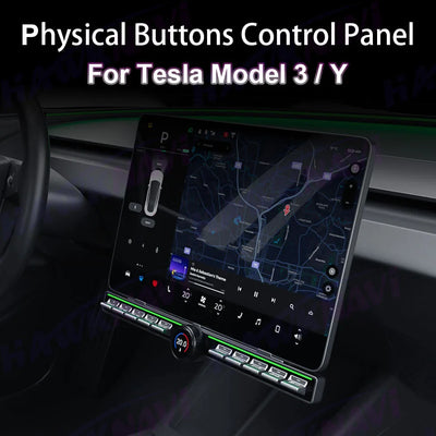 Bouton de Commande Multimédia Tesla Model 3 Y Console Centrale