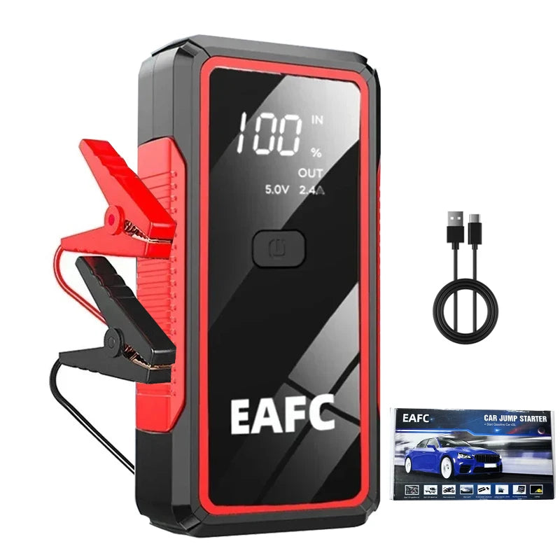 Booster de Batterie Voiture EAFC 600A 2000A Démarreur Portable 12V