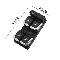 Bouton Lève-Vitre Conducteur Audi A4 B8 8K0959851F — vue de profil