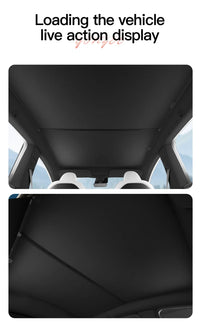 Pare-Soleil de Toit Tesla Model Y Juniper 2025-2026 Graphène Magnétique Nid d'Abeille