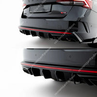 Diffuseur Arrière Style Maxton Skoda Octavia RS MK4 Liftback et Combi 2020-2026