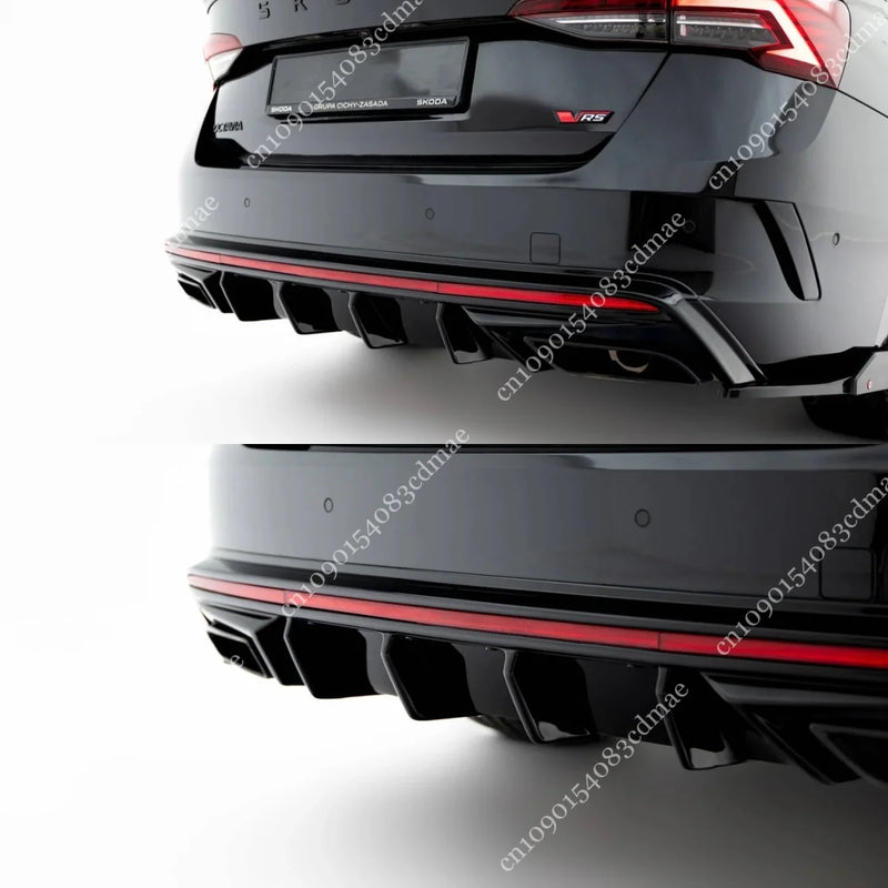 Diffuseur Arrière Style Maxton Skoda Octavia RS MK4 Liftback et Combi 2020-2026