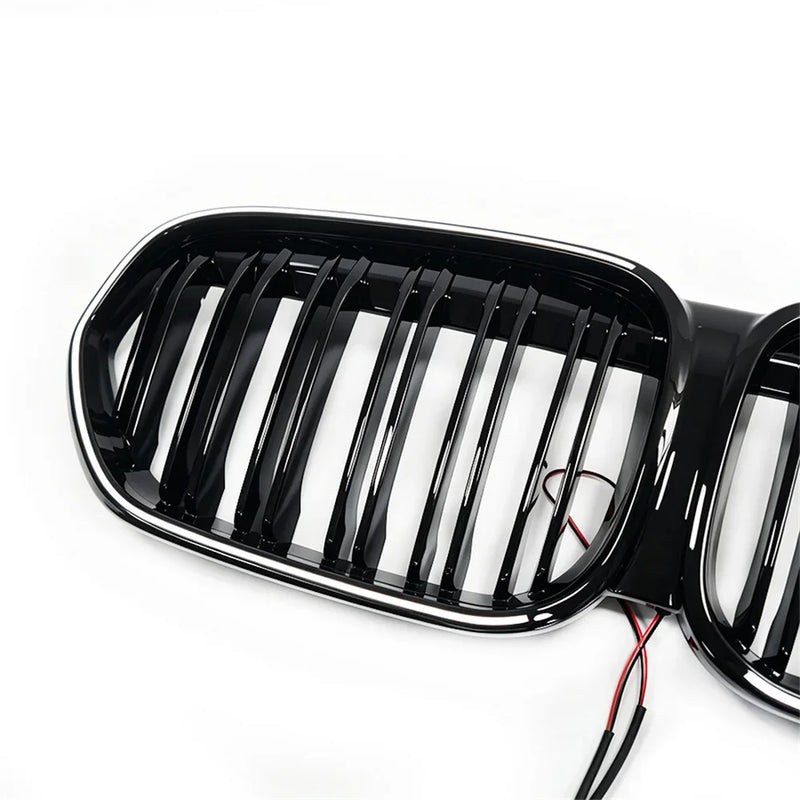 Calandre Avant à Double Barre Éclairée LED BMW X1 F48 LCI 2020-2022 Noir