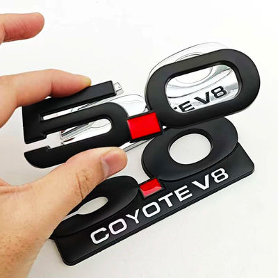 Emblème 5.0 COYOTE V8 Ford Mustang GT Shelby
