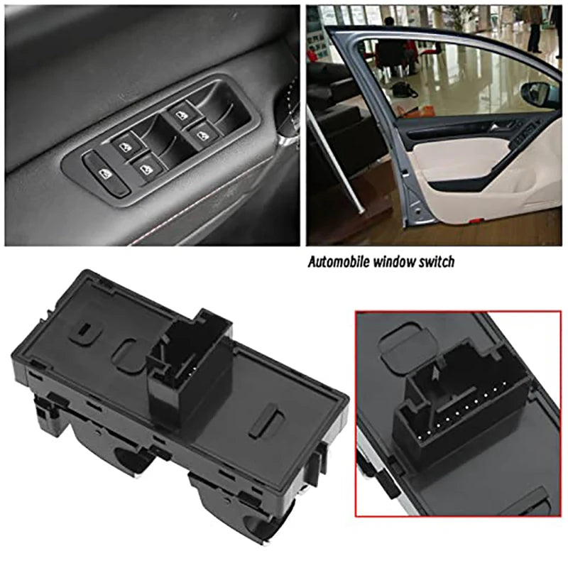 Bouton Lève-Vitre Volkswagen Golf 7 Passat B8 Seat Leon 5G0959857A — vue d'ensemble