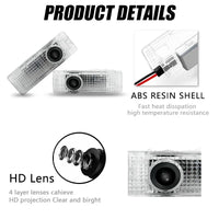 Projecteur de Portière LED HD Logo MINI Cooper JCW — gros plan