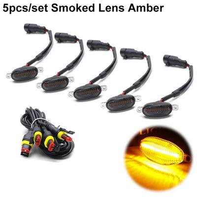 Feux de Gabarit LED Fumés Ambre ou Blanc