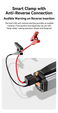 Booster de Batterie Voiture 12V avec Compresseur 150 PSI Écran Numérique