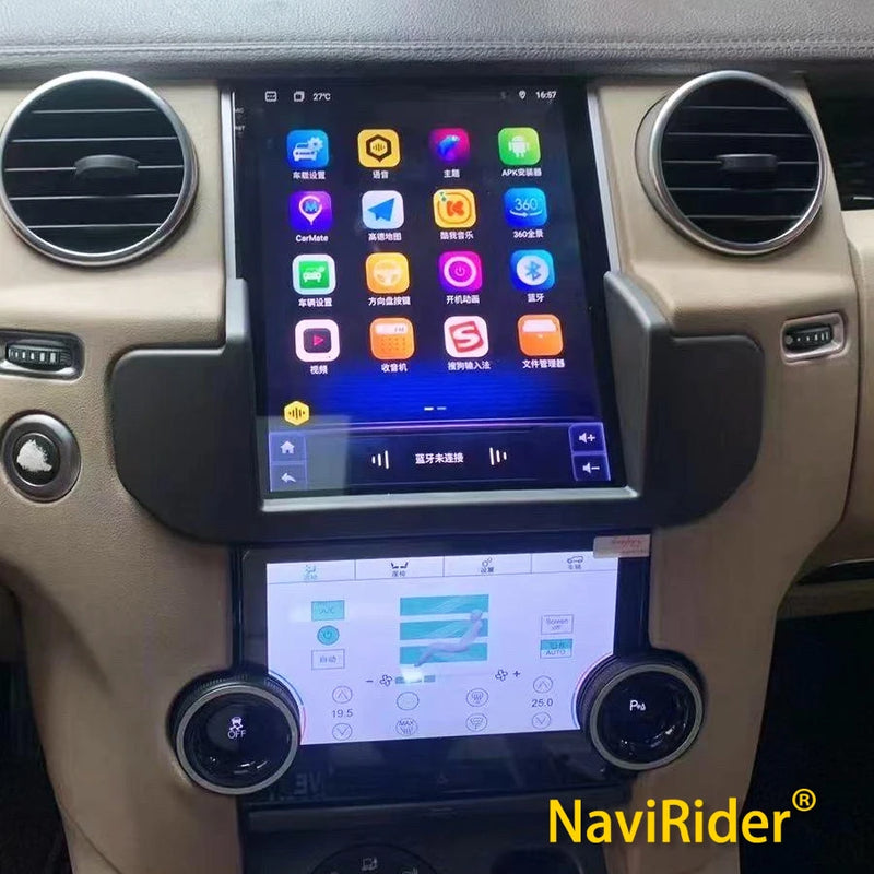 Autoradio Android 14 Land Rover Discovery 4 LR4 2009-2016 Navigation GPS avec Écran de Climatisation