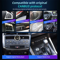 Autoradio Android 14 Lexus NX 200 200t 300h 2014-2021 Écran 10,25 Pouces CarPlay DSP GPS